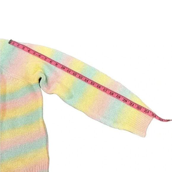 BB Dakota by Steve Madden Yellow Pastel Ombre Pullover Sweater Plus Size XXL New - Picture 10 of 12